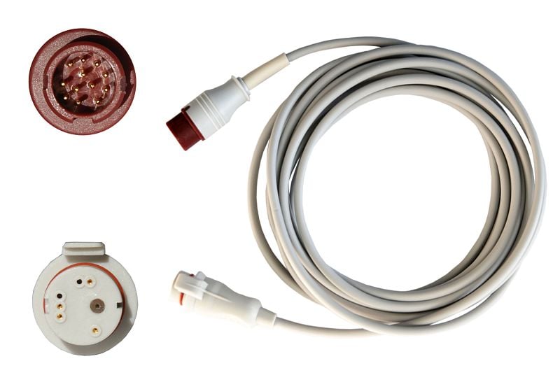 Golmed IBP-Adapterkabel Für B.D.-Transducer Zu Mindray (IM2202) IBP-MR ...