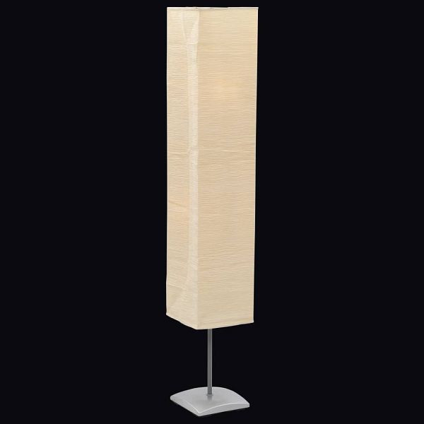 vidaXL Standleuchte mit Stahlständer 135 cm Beige, 60261