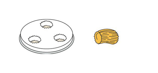 Neumärker Pasta-Scheibe Ø 50 mm Gnocchi für MPF 1,5, 06-50742-03