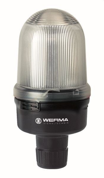 WERMA LED-Rundumleuchte Rohrmontage 115-230VAC CL- klar, 829.417.68