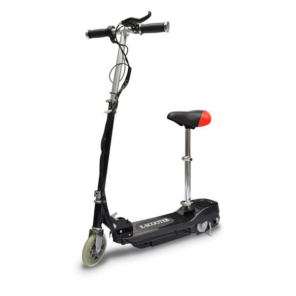 vidaXL E-Scooter mit Sitz 120 W Schwarz, 90311