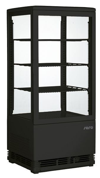 Saro Kühlvitrine Modell SC 80 schwarz, 330-1009, 4017337047963