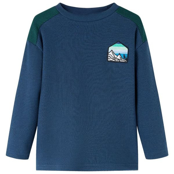 vidaXL Kinder-Sweatshirt Marineblau 116, 13471, 8721012030428