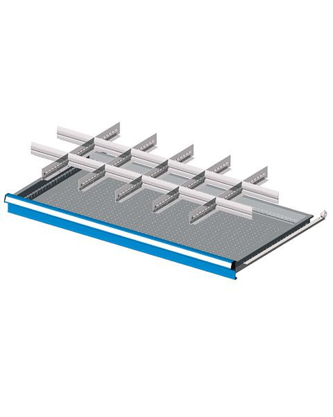 Fami Einteilungsmaterialset für Schubladen, Fronthöhe: 100-125 mm, 54x27 Einheiten, FFH40100300