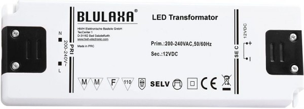 BLULAXA LED Trafo 0,5-15W, VE: 100 Stück, 47952