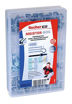 Fischer Meister-Box GK + Schrauben + Haken, 513892