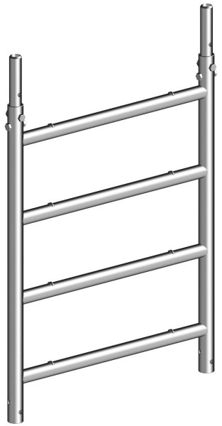 Layher Hängeleiter, Aluminium, 75/4 Sprossen, 1298004, 4035209002797