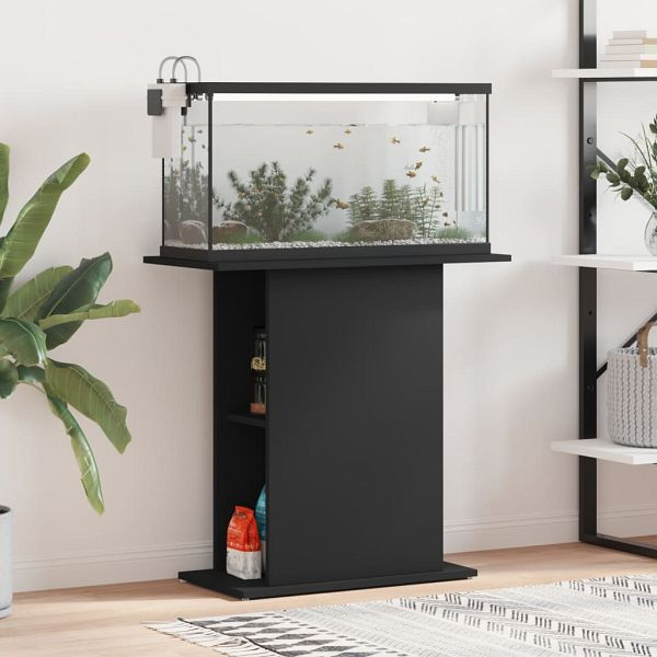 vidaXL Aquariumständer Schwarz 75x36x72,5 cm Holzwerkstoff, 833648