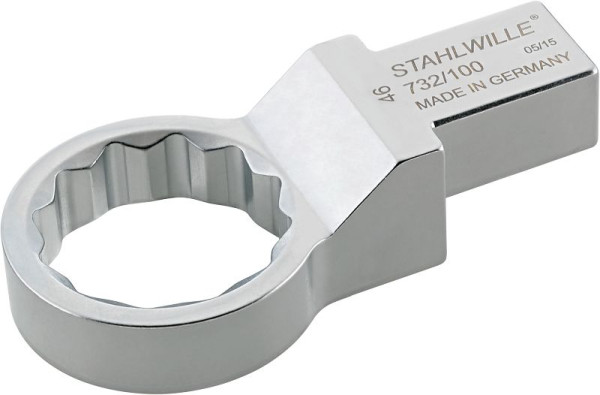 STAHLWILLE Ring-Einsteckwerkzeug Nr.732a/10 Schlüsselweite 1/4 " Werkzeugaufnahme 9x12 mm, 58621016