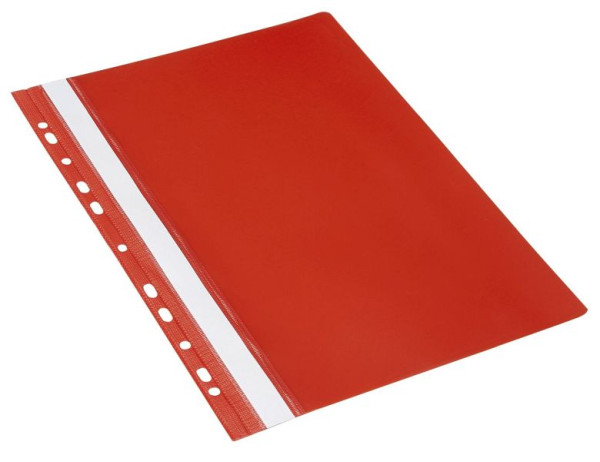 DONAU Schnellhefter, A4, Multilochung, PVC, rot, 1704001-04