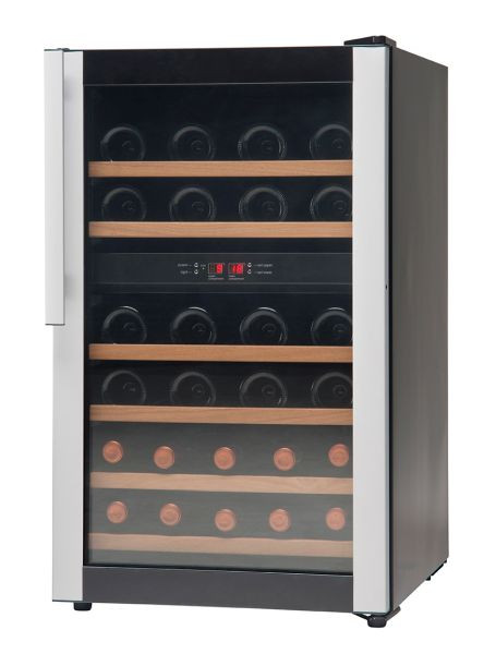 NordCap Weintemperierschrank W 32 compact, steckerfertig, statische Kühlung, 477800032