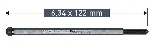 Karnasch Auswerferstift 6,34x122mm, VE: 20 Stück, 201250