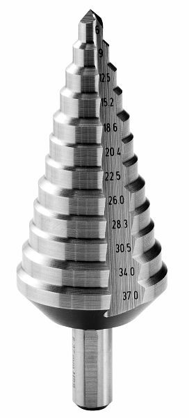 Facom PG-Stufenbohrer 6 - 37mm 12 Stufen, 678014