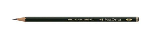 FABER CASTELL Bleistift CASTELL® 9000, 2H, dunkelgrün, 119012