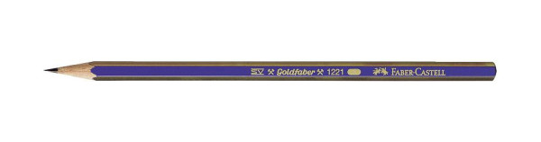 FABER CASTELL Bleistift GOLDFABER 1221, 2B, 112502, 4005401125020