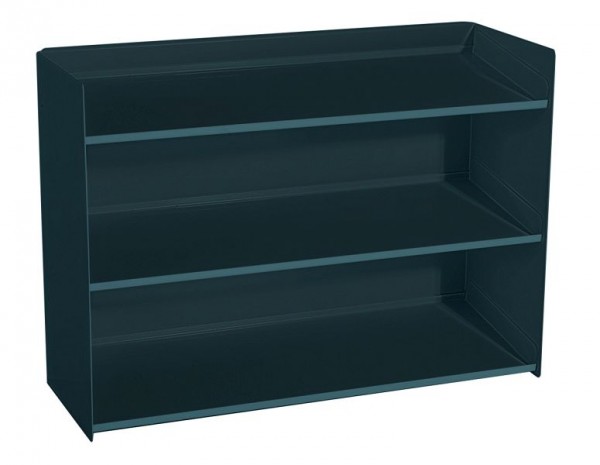 Manuflex Sichtboxen-Regal in Anthrazit RAL 7016, BxTxH = 430 x 155 x 310 mm, ZB3901.7016