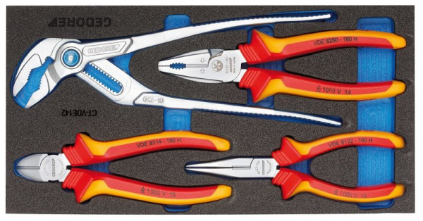 GEDORE Check-Tool-Modul leer für 1500 CT1-VDE 142, 2322439