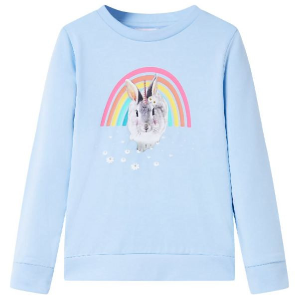 vidaXL Kinder-Sweatshirt Hellblau 92, 10749, 8721012003200