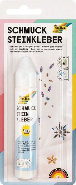 folia Bastelkleber für Schmucksteine, transparent, 30 g, 12030