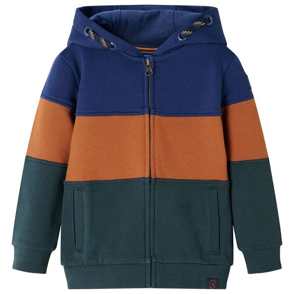 vidaXL Kinder-Kapuzenpullover mit Reißverschluss 128, Top-Qualität, 12872