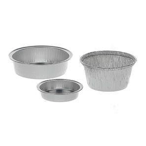 Bochem Einmal Aluminium Schalen, rund, 28ml, VE: 100 Stück, 11610