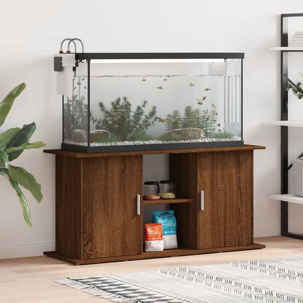 vidaXL Aquariumständer Braun Eichen-Optik 121x41x58 cm Holzwerkstoff, 833622