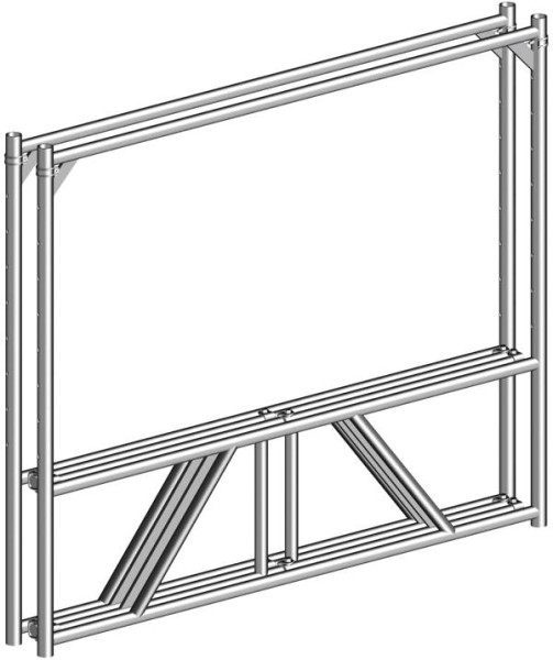 Layher STARO-Grundgerüst, Aluminium, 1224000, 4035209002414