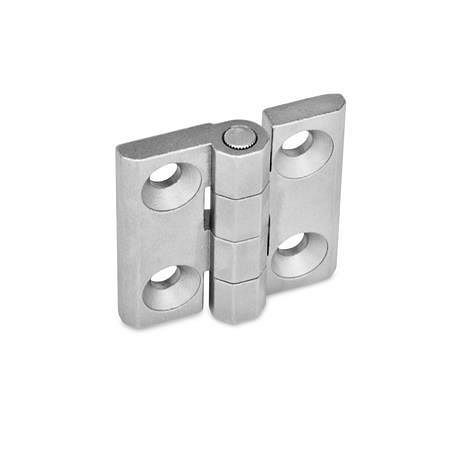 Ganter Edelstahl-Scharniere (GN 237-NI-50-50-A-GS), VE: 10 Stück, 237-NI-50-50-A-GS