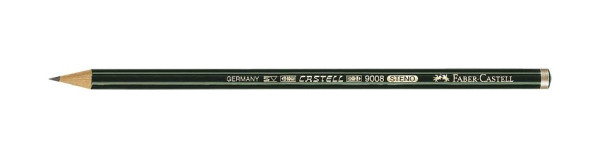 FABER CASTELL Stenobleistift CASTELL® 9008, 2B, dunkelgrün, 119802