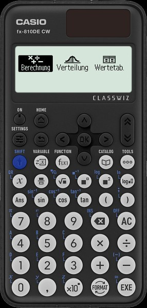 CASIO Technischer Rechner ClassWiz FX-810DE CW, FX-810DECW-W-ET