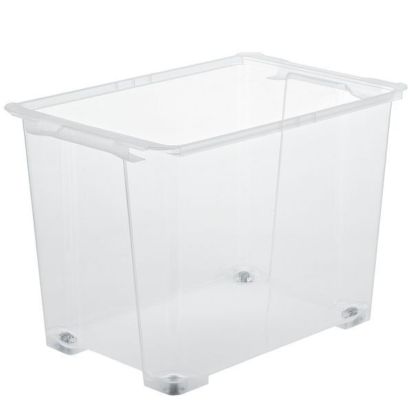 Rotho Box mit Rädern 65 l EVO EASY, transparent, 1007400096WS