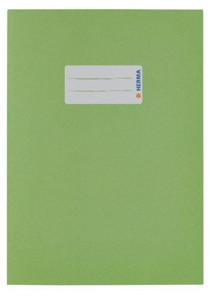 HERMA 5508 Heftschoner Papier, A5, grasgrün, 5508, 4008705055086