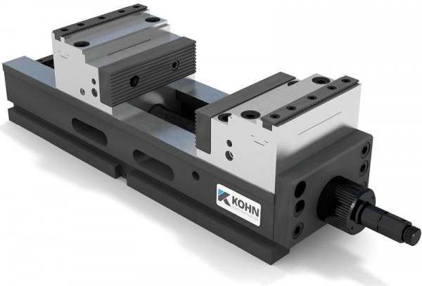 Kohn Spannwerkzeuge ESS-FV Einfachspannstock Festbacke vorne, Backenbreite/Unterteillänge: 125/430, Betätigung: M-HD, 01520-FV