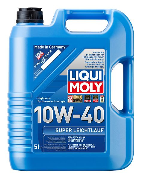 LIQUI MOLY Super Leichtlauf 10W-40, VE: 4 Stück à 5 Liter, 1301