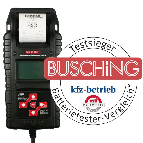 Busching Start Stop Batterie/Ladesystemtester Multicolor-LCD Batt6 12V  Ladesys12 24V Thermodrucker 100804 günstig versandkostenfrei online kaufen:  große Auswahl günstige Preise