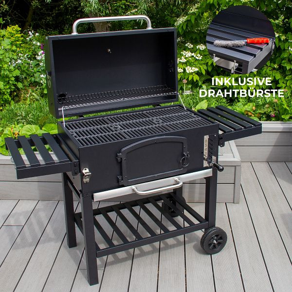 Monster XXL Holzkohlegrill Smoker, 29205, 5055986154402