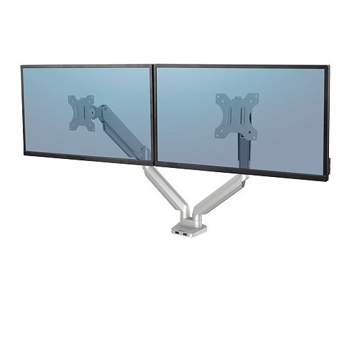 Fellowes Platinum Series Doppel Monitorarm, silber, 8056501