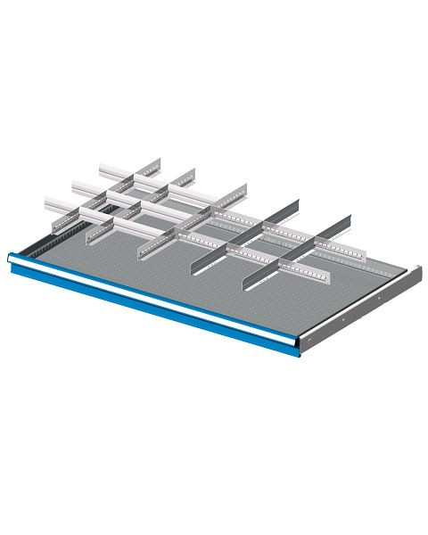 Fami Einteilungsmaterialset für Schubladen, Fronthöhe: 150-175 mm, 64x36 Einheiten, FFH60150500