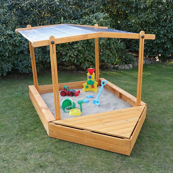 Promex Sandkasten "MULTI" + Bugbox + Sonnendach, 509045