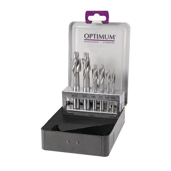 Optimum Flachsenker-Satz HSS, 6-teilig, 3201051, 4030635038952