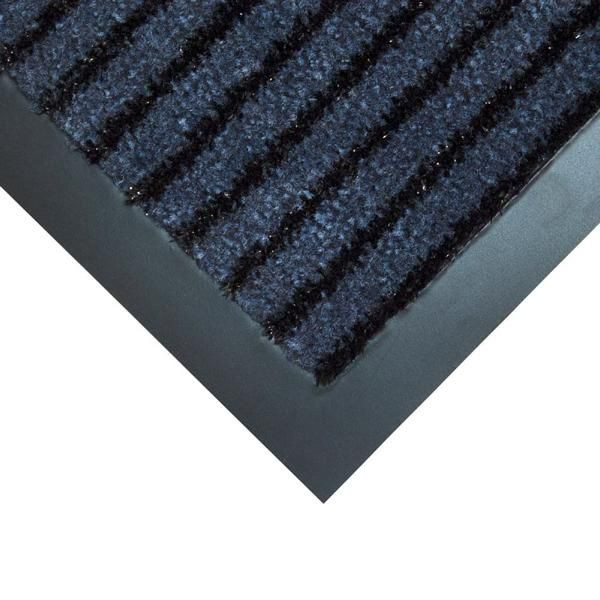 COBA Schmutzfangmatte Doppelfasern Duo Schwarz/Blau 0.6m x 0.9m, VE: 2 Stück, DU020001