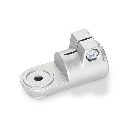 Ganter Laschen-Klemmverbinder, Aluminium (GN 276-B40-MZ-2-SW), VE: 5 Stück, 276-B40-MZ-2-SW