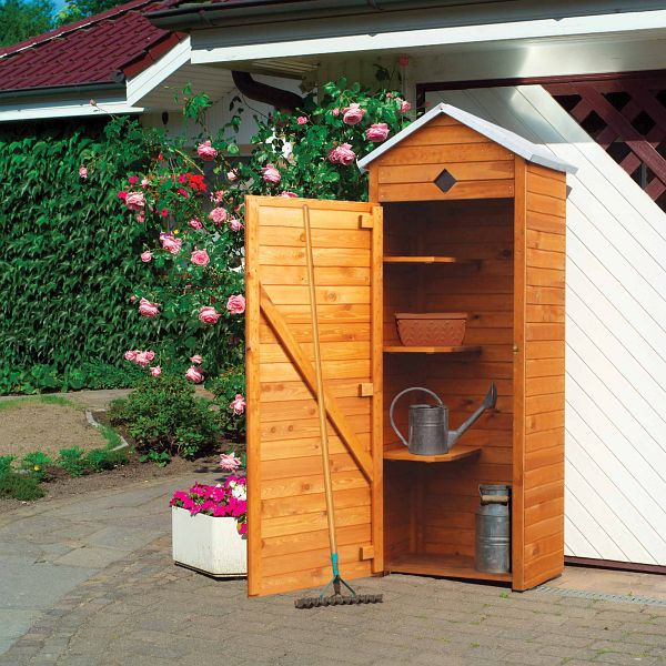 Promex Gartenschrank "Babylon" honigbraun, 358/80, 4012379358800