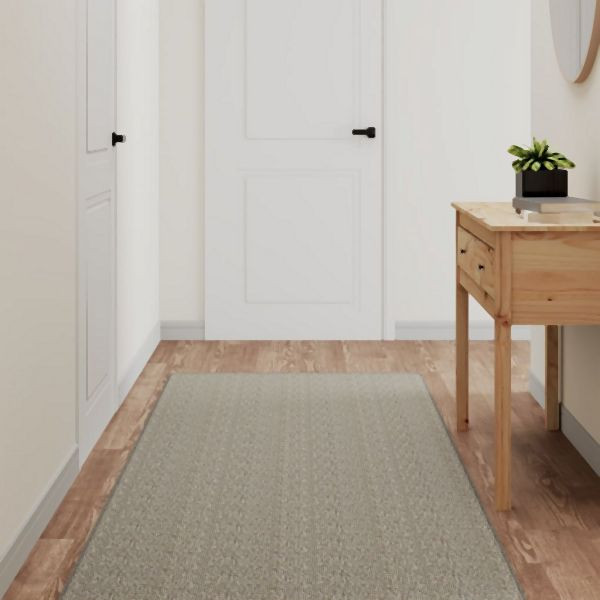 vidaXL Teppichläufer Sisal-Optik Taupe 80x300 cm, 355772