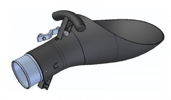 Nederman Abgastrichter EPDM-Gummi für Schlauchanschluss DN 100, 20817261