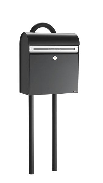 Allux Briefkasten Allux KS200 Schwarz, F47204, 5701701472046