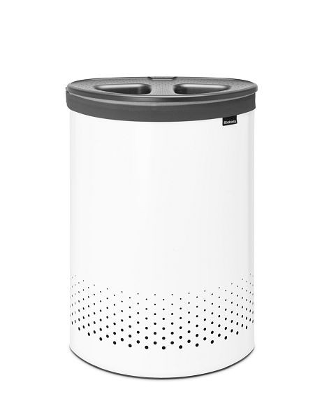 Brabantia Wäschebox Selector 55 Liter weiß / Kunststoffdeckel, 304903