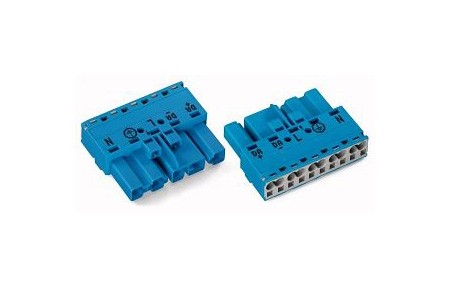 DOTLUX Ausgang Stecker blau, ohne Zugentlastungsgehäuse Ausgang für LINEA DALI, 0770-1115