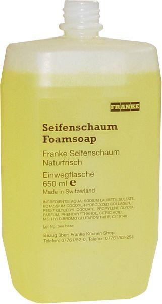 Franke Schaumseife, Kartusche 650 ml, VE: 9 Kartuschen, 2030058766