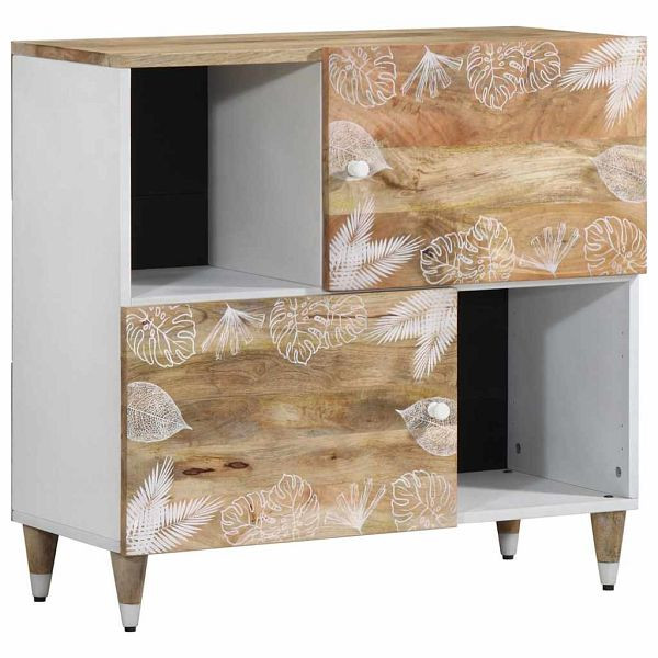 vidaXL Sideboard 80x33,5x75 cm Massivholz Mango, 4018691